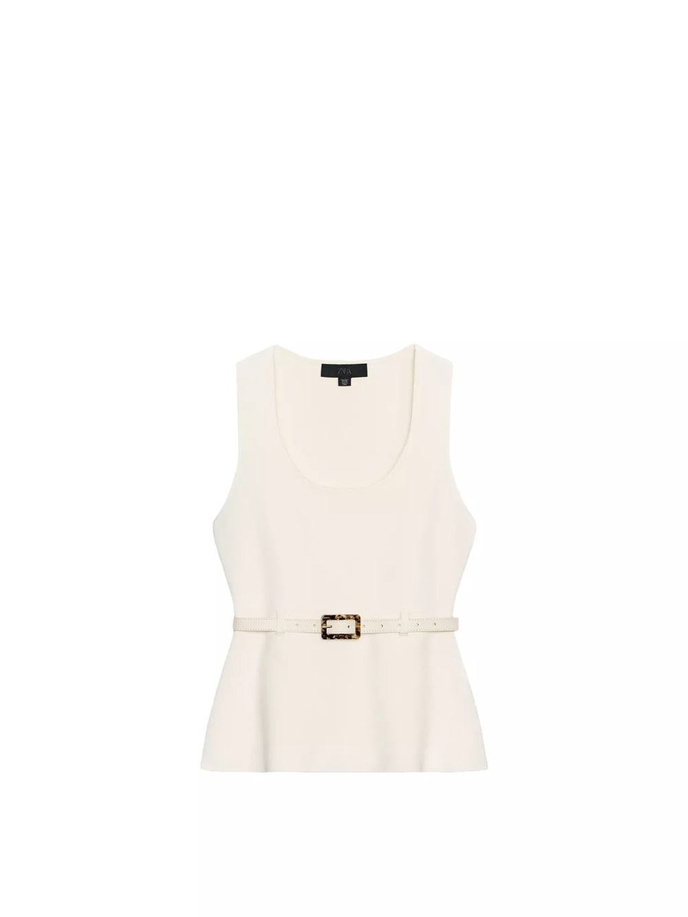 Zara belted top